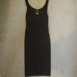 Black bodycon bebe dress